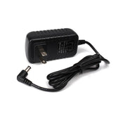 STIGMA Digital Display Tattoo Rotary Machine Power Supply's black AC adapter with two-prong US plug and DC output plug.